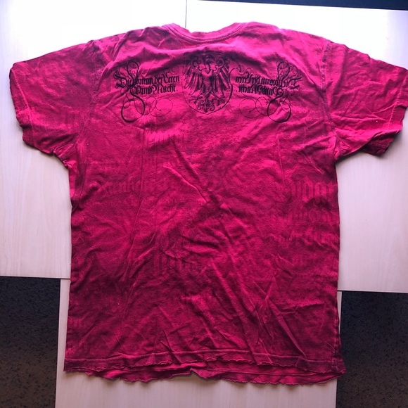 Affliction vintage t-shirt with black felt letters - Picture 3 of 4